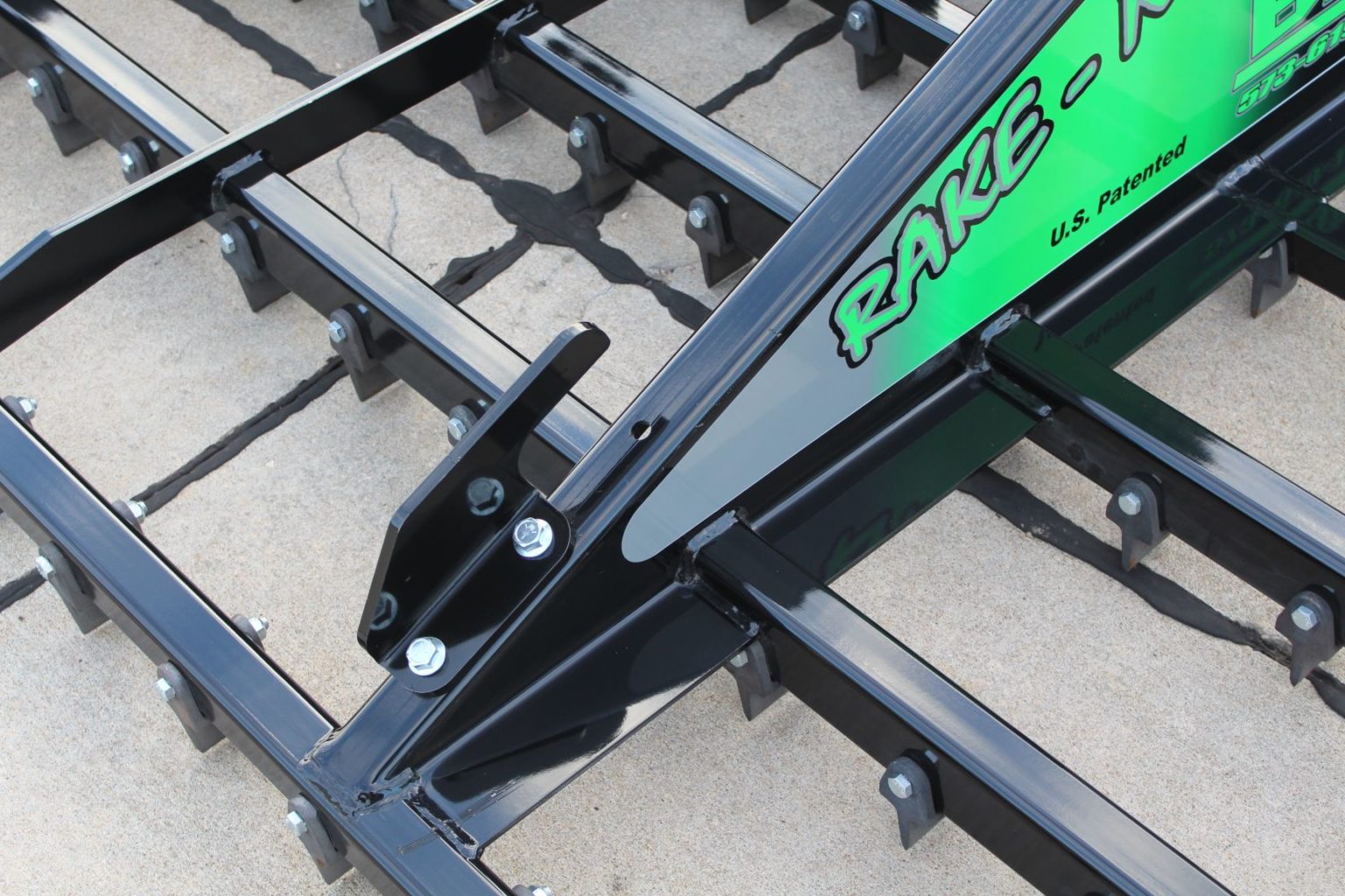 Landscape Rake RakeNAtor 78" Skidsteer Loader Attachment B