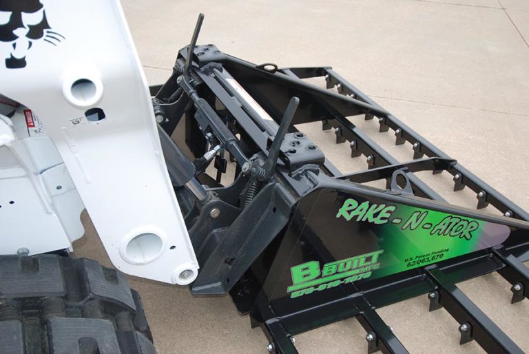 Landscape Rake RakeNAtor 78" Skidsteer Loader Attachment B